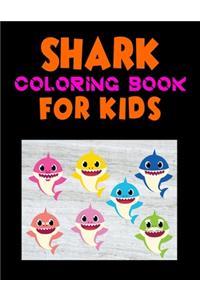 Shark Coloring Book For kids