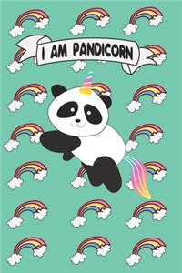 I am Pandicorn Gift for Girls