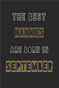 The Best nannies are born in September journal