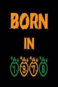Born in 1970 Notebook Gift