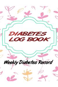 Weekly Diabetes Record Log