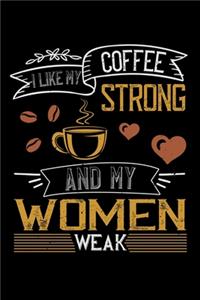 I Like My Coffee Strong And My Women Weak