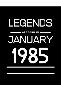 LEGENDS are born in January 1985