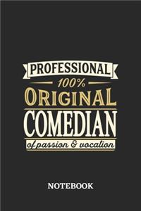 Professional Original Comedian Notebook of Passion and Vocation