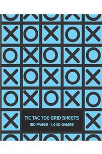 Tic Tac Toe Grid Sheets
