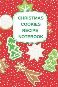 Christmas Cookies Recipe Notebook