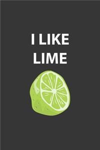 I Like Lime Notebook