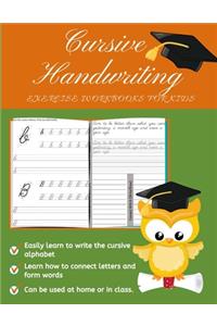 Cursive Handwriting Workbook For Kids Beginners