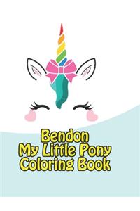 bendon my little pony coloring book