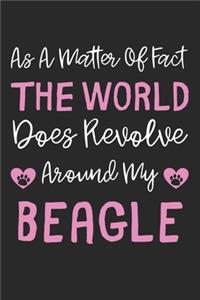 As A Matter Of Fact The World Does Revolve Around My Beagle