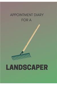 Appointment Diary for a Landscaper