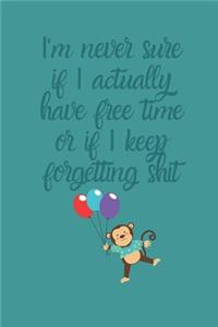 I'm Never Sure If I Actually Have Free Time or If I Keep Forgetting Shit