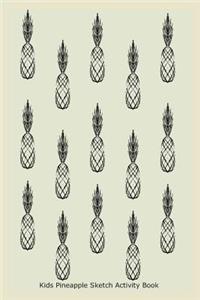 Kids Pineapple Sketch Activity Book