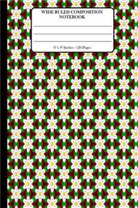 Wide Ruled Composition Notebook 6