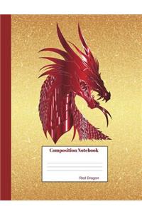 Composition Notebook Red Dragon