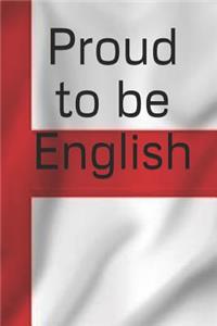 Proud to be English