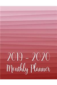 2019-2020 Monthly Planner