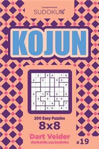 Sudoku Kojun - 200 Easy Puzzles 8x8 (Volume 19)