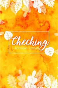 Checking Account Ledger