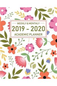 2019-2020 Academic Planner Weekly and Monthly