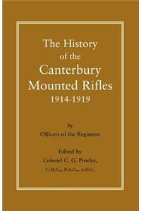 History of the Canterbury Mounted Rifles 1914-1919