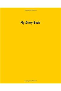 My Story Book Create Your Own Picture Book With Sunshine Yellow Cover