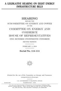 A legislative hearing on eight energy infrastructure bills