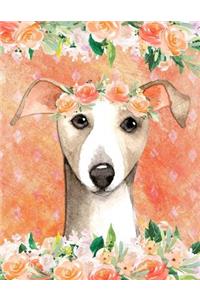 My Big Fat Journal Notebook For Dog Lovers Italian Greyhound In Flowers 5