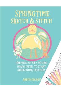 Springtime Sketch and Stitch