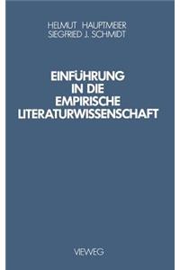 Einführung in Die Empirische Literaturwissenschaft