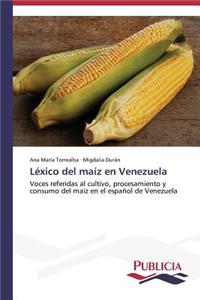 Léxico del maíz en Venezuela