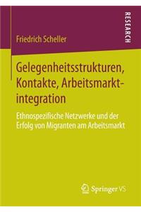 Gelegenheitsstrukturen, Kontakte, Arbeitsmarktintegration
