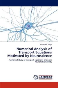 Numerical Analysis of Transport Equations Motivated by Neuroscience