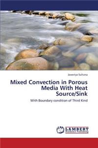 Mixed Convection in Porous Media with Heat Source/Sink