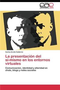 presentación del sí-mismo en los entornos virtuales