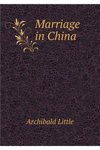 Marriage in China