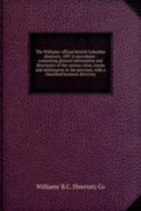 Williams' official British Columbia directory, 1897-8 microform