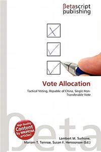 Vote Allocation