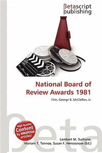 National Board of Review Awards 1981