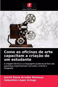 Como as oficinas de arte capacitam a criação de um estudante