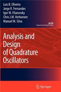 Analysis and Design of Quadrature Oscillators