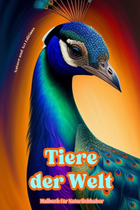 Tiere der Welt - Malbuch für Naturliebhaber - Kreative und entspannende Szenen aus der Tierwelt