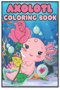 Axolotl coloring book