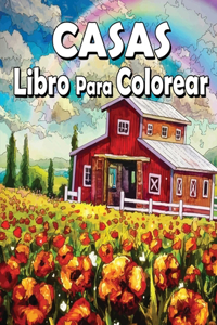 Casas libro para colorear