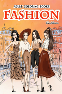 Adult Coloring Books Fashion For Women