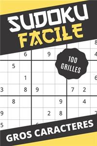 Sudoku Facile 100 Grilles Gros Caractères