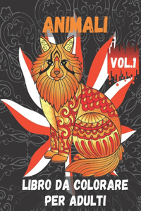 Animali Libro da Colorare per Adulti Vol.1