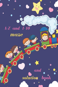 A-Z and 1-10 maze and solution book