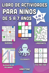 Libro de actividades para niños de 5 a 7 años