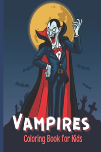 Vampires Coloring Book for Kids
